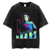 Neon The Shape Michael Myers T-Shirt, Halloween Movie T-Shirt, Halloween T-Shirt