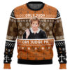 Only Judy Can Judge Me Judge Judy Ugly Christmas Sweater