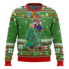 Super Mario Christmas Tree Ugly Sweater