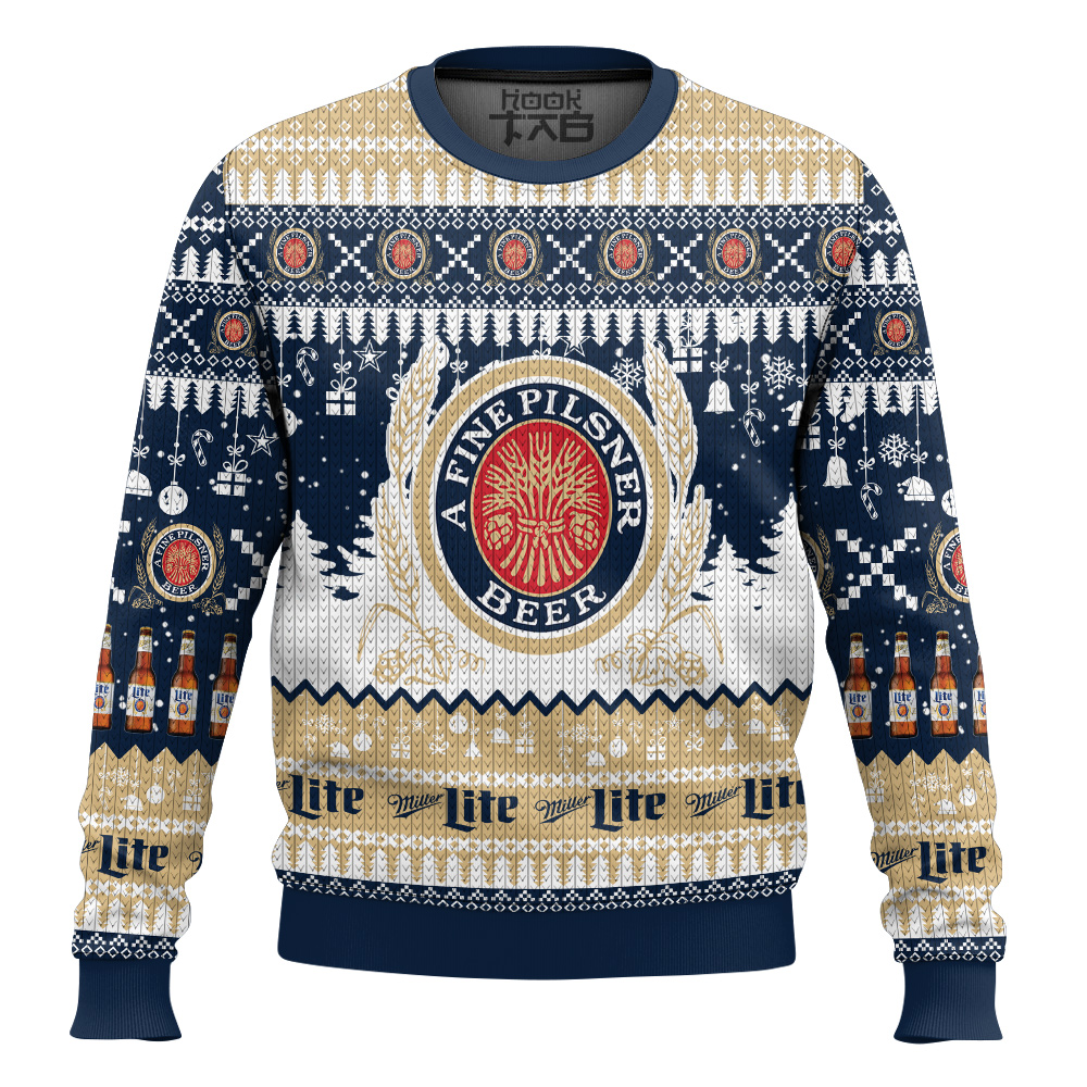 Miller Lite Ugly Sweater