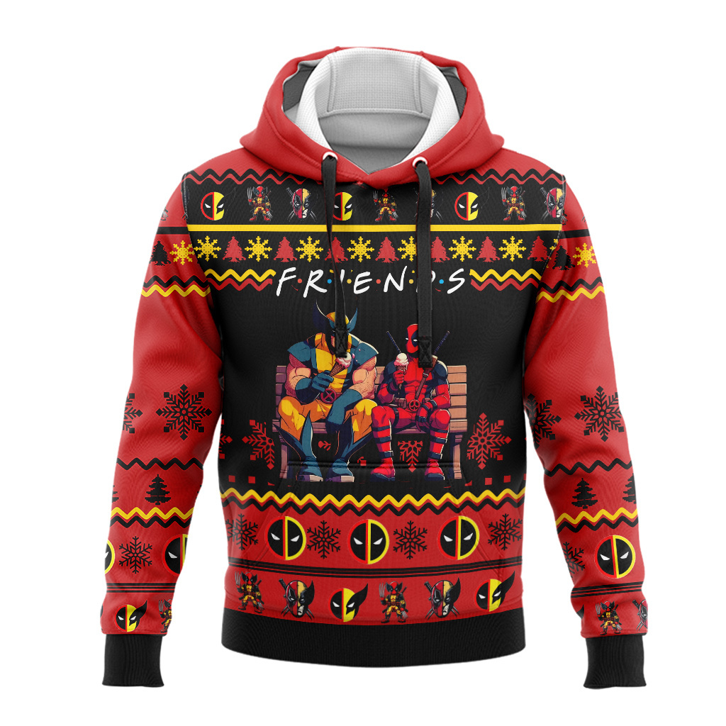 F.R.I.E.N.D.S Deadpool Wolverine Hoodie