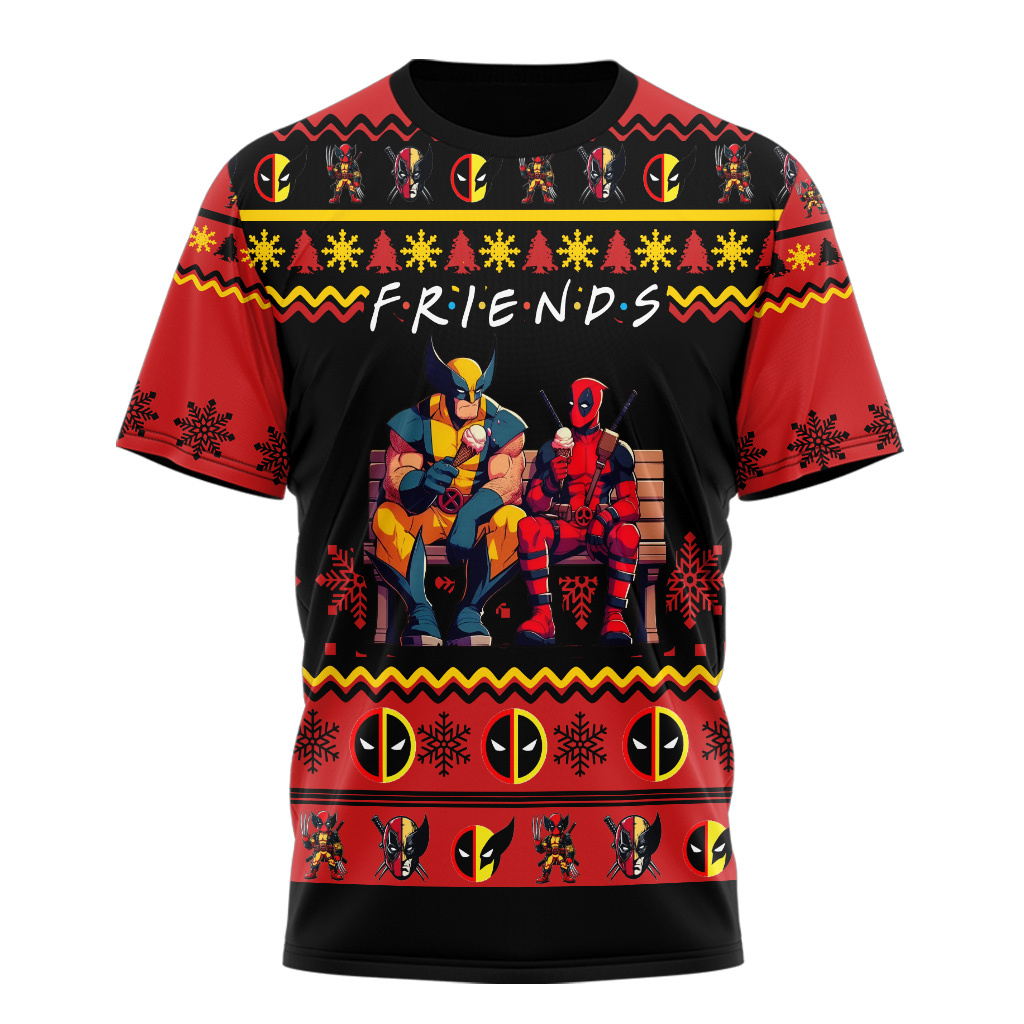 F.R.I.E.N.D.S Deadpool Wolverine T-shirt