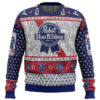 Pabst Blue Ribbon Ugly Christmas Sweater