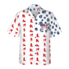 Poodles American Flag Hawaiian Shirt