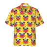 Pug Watermelon Yellow Background Hawaiian Shirt