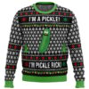 Rick and Morty Pickle Rick Ugly Christmas Sweater