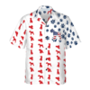 Schnauzer American Flag Hawaiian Shirt