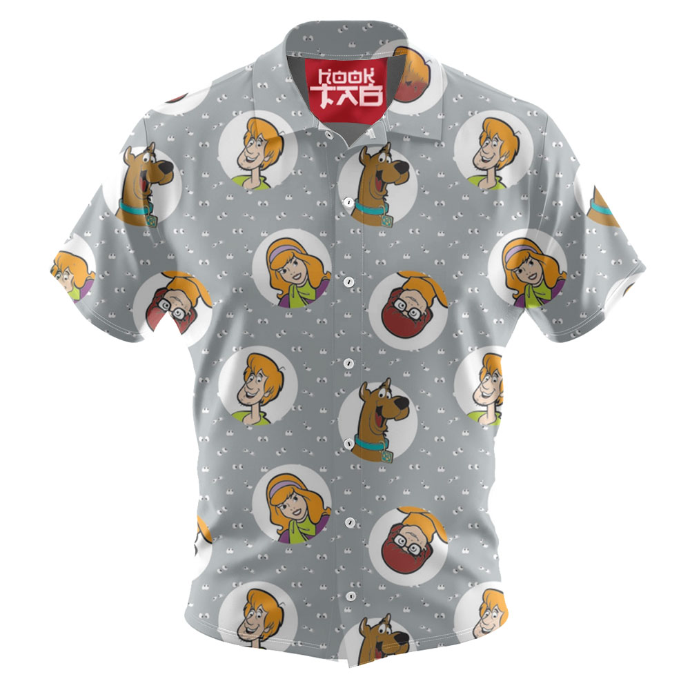 Scooby-Doo & Shaggy & Friends Halloween Hawaiian Shirt, Scooby-Doo Hawaiian Shirt, Halloween Hawaiian Shirt