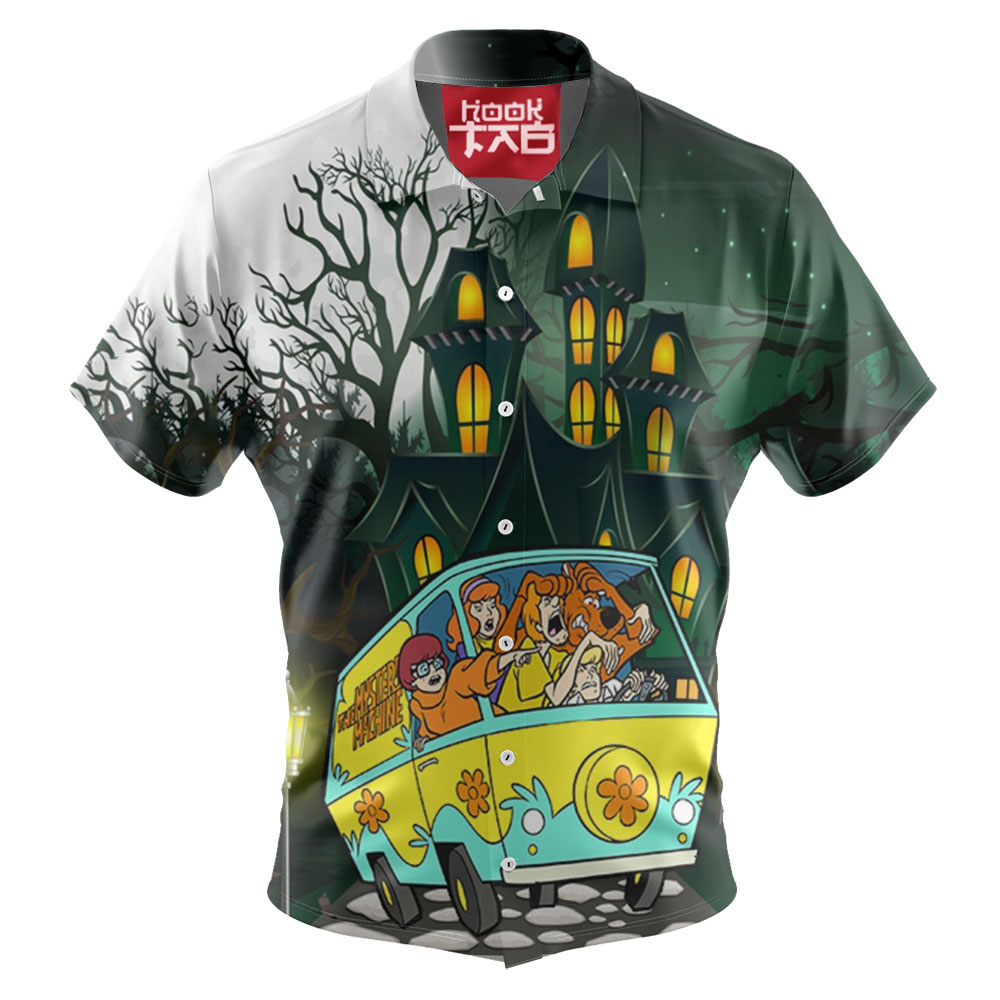 Scooby-Doo & Shaggy & Friends Halloween Hawaiian Shirt, Scooby-Doo Hawaiian Shirt, Halloween Hawaiian Shirt