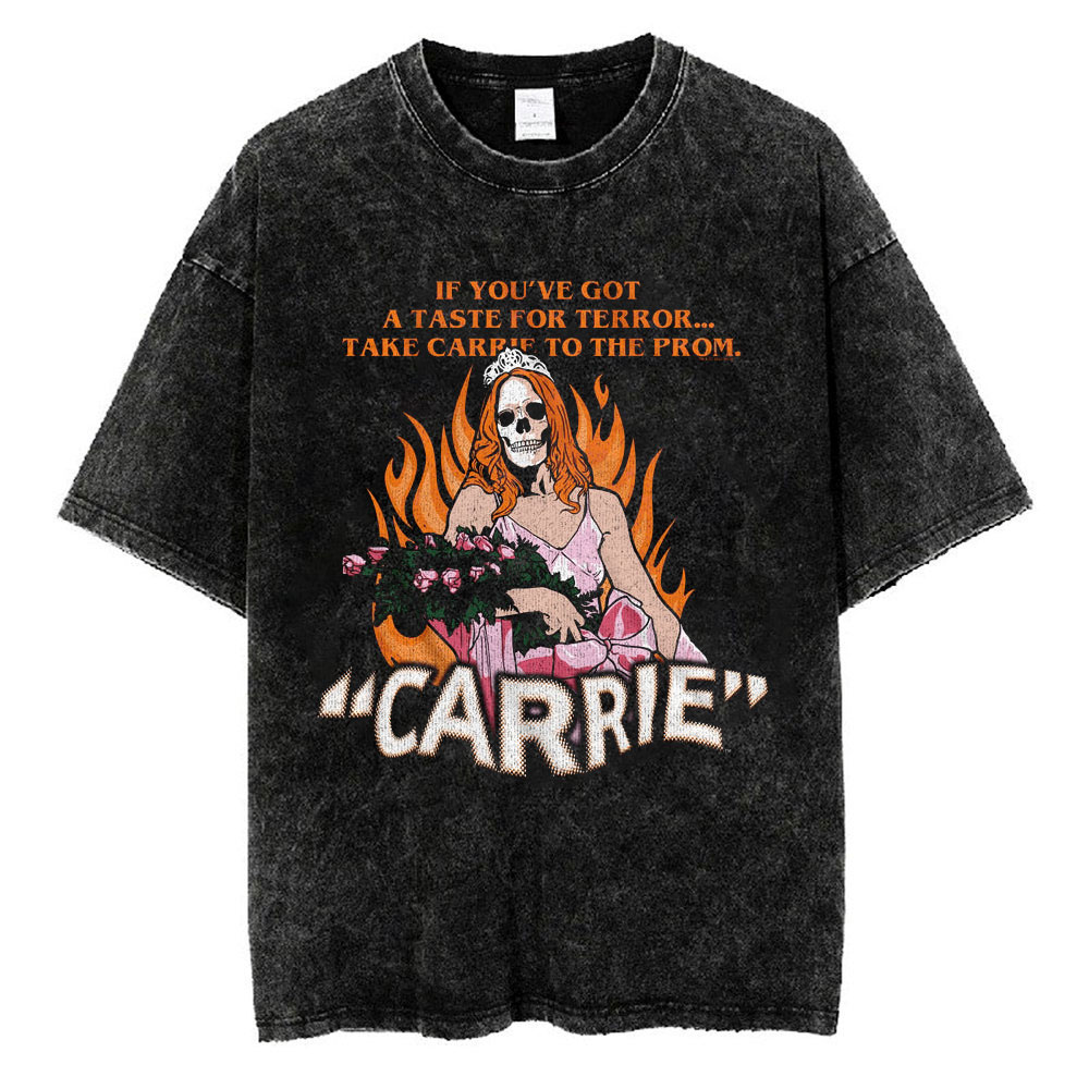 Carrie Skull Prom Queen T-shirt, Carrie T-Shirt, Halloween T-shirt