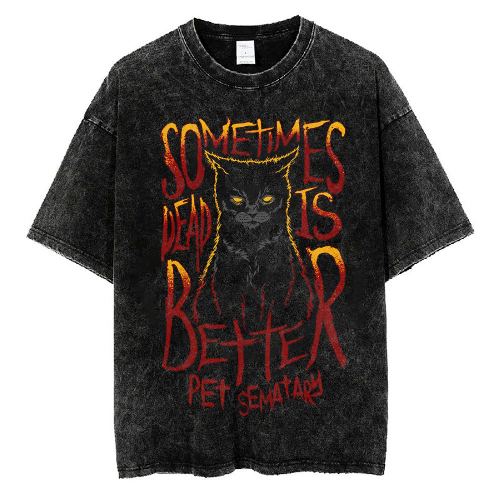 Sometimes Dead Is Better Ellie Cat T-shirt, Pet Sematary T-Shirt, Halloween T-shirt