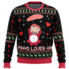 Studio Ghibli Ponyo Loves Ham Miyazaki Ugly Christmas Sweater