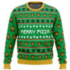 Merry Pizza Ugly Christmas Sweater