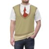 Prince Naveen Beige T-shirt, The Princess and the Frog Costume, Halloween Costume