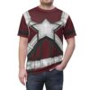 Red Guardian T-shirt, Black Widow Costume, Halloween Costume