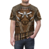 M'Baku Monkey Armor T-shirt, Black Panther Wakanda Forever Costume, Halloween Costume