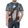 Captain America T-shirt, The First Avenger Costume, Halloween Costume