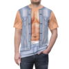 Ryan Denim Blue Vest T-shirt, Doll Movie Costume, Halloween Costume