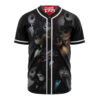 Jack Skellington & Sally Baseball Jersey, The Nightmare Before Christmas Baseball Jersey, Halloween Baseball Jersey