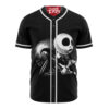 Jack Skellington Baseball Jersey, The Nightmare Before Christmas Baseball Jersey, Halloween Baseball Jersey