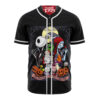 Jack Skellington & Sally Baseball Jersey, The Nightmare Before Christmas Baseball Jersey, Halloween Baseball Jersey