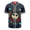 Jack Skellington & Sally Baseball Jersey, The Nightmare Before Christmas Baseball Jersey, Halloween Baseball Jersey