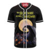 Jack Skellington Baseball Jersey, The Nightmare Before Christmas Baseball Jersey, Halloween Baseball Jersey