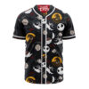 Jack Skellington Baseball Jersey, The Nightmare Before Christmas Baseball Jersey, Halloween Baseball Jersey