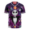 Jack Skellington Baseball Jersey, The Nightmare Before Christmas Baseball Jersey, Halloween Baseball Jersey