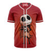 Jack Skellington Baseball Jersey, The Nightmare Before Christmas Baseball Jersey, Halloween Baseball Jersey