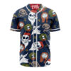 Jack Skellington & Sally Baseball Jersey, The Nightmare Before Christmas Baseball Jersey, Halloween Baseball Jersey