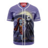 Jack Skellington & Sally Baseball Jersey, The Nightmare Before Christmas Baseball Jersey, Halloween Baseball Jersey