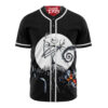 Jack Skellington Baseball Jersey, The Nightmare Before Christmas Baseball Jersey, Halloween Baseball Jersey