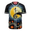 Jack Skellington Baseball Jersey, The Nightmare Before Christmas Baseball Jersey, Halloween Baseball Jersey