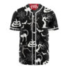 Jack Skellington Baseball Jersey, The Nightmare Before Christmas Baseball Jersey, Halloween Baseball Jersey