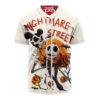 Jack Skellington Baseball Jersey, The Nightmare Before Christmas Baseball Jersey, Halloween Baseball Jersey