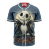 Jack Skellington Baseball Jersey, The Nightmare Before Christmas Baseball Jersey, Halloween Baseball Jersey