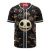 Jack Skellington Baseball Jersey, The Nightmare Before Christmas Baseball Jersey, Halloween Baseball Jersey