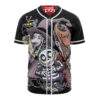 Jack Skellington Baseball Jersey, The Nightmare Before Christmas Baseball Jersey, Halloween Baseball Jersey