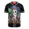 Jack Skellington Baseball Jersey, The Nightmare Before Christmas Baseball Jersey, Halloween Baseball Jersey