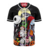 Jack Skellington Baseball Jersey, The Nightmare Before Christmas Baseball Jersey, Halloween Baseball Jersey