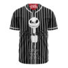 Jack Skellington Baseball Jersey, The Nightmare Before Christmas Baseball Jersey, Halloween Baseball Jersey