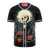 Jack Skellington Baseball Jersey, The Nightmare Before Christmas Baseball Jersey, Halloween Baseball Jersey