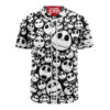 Jack Skellington Baseball Jersey, The Nightmare Before Christmas Baseball Jersey, Halloween Baseball Jersey