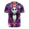 Jack Skellington Baseball Jersey, The Nightmare Before Christmas Baseball Jersey, Halloween Baseball Jersey