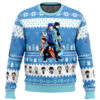 The Trio Blue Exorcist Ugly Christmas Sweater