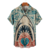 Great White Shark Pattern Hawaiian Shirt