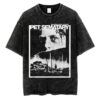 Womens Black and White Poster Pet Sematary T-Shirt, Halloween T-shirt