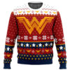 Super Heroes Wonder Woman Christmas Ugly Christmas Sweater