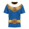 Blue Power Rangers Zeo T-shirt ,Power Rangers T-shirt